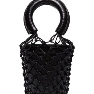 NWT Stunning Mini Moreau Black Bucket Bag
